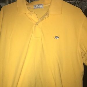 Yellow southern tide polo
